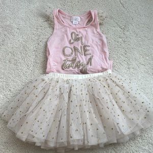 Mud Pie Outfit- “I’m one today”